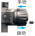 測(cè)量托架移動(dòng)手輪可選手動(dòng)或自動(dòng)測(cè)量模式