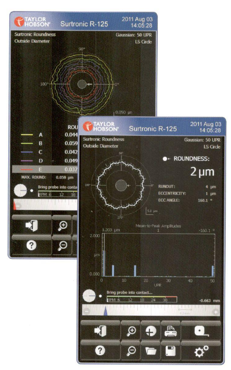 Surtronic R-100系列的測量軟件