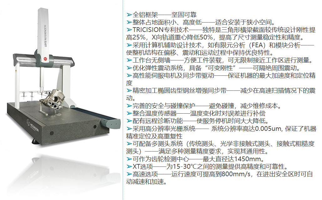 Leitz Reference Xi?？怂箍禈蚴綔y(cè)量機(jī)的特點(diǎn)