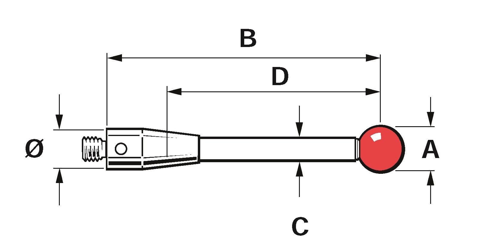 Renishaw Stylus Structure