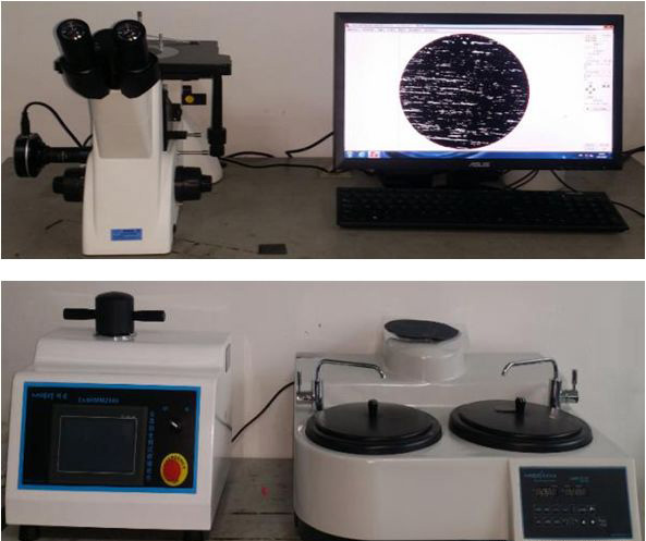 實驗室金相制樣、鑲嵌拋光及顯微分析